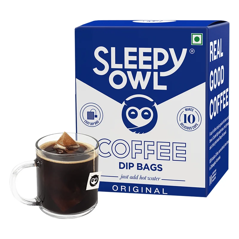 Sleepy Owl Original Hot Brew Coffee Bags