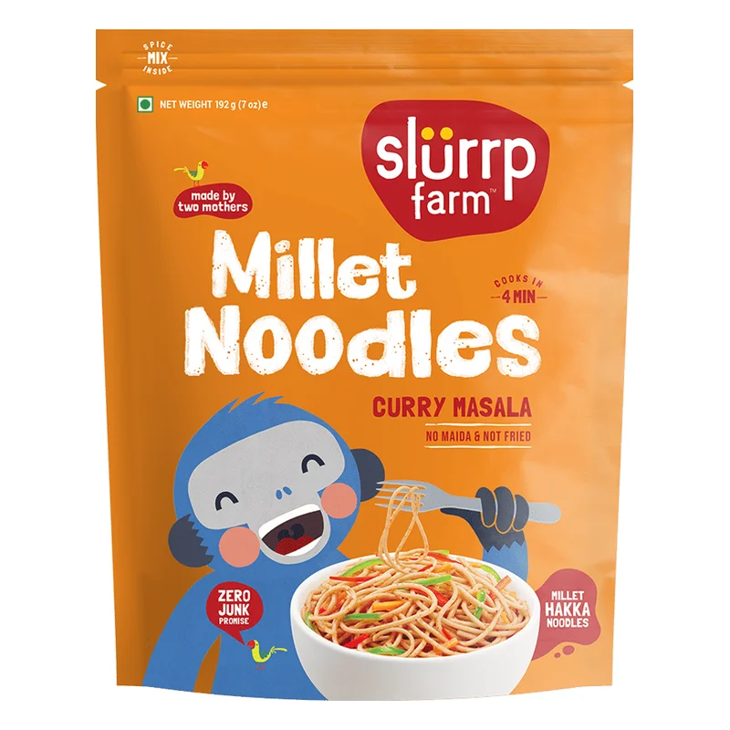 Slurrp Farm Curry Masala Millet Hakka Noodles