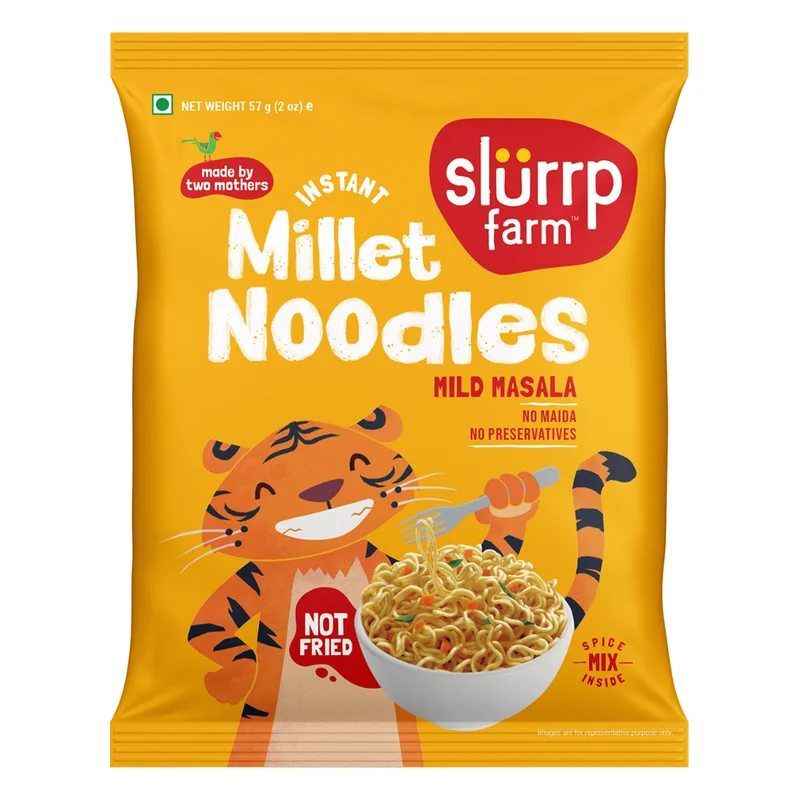 Slurrp Farm Instant Millet Noodles Mild Masala