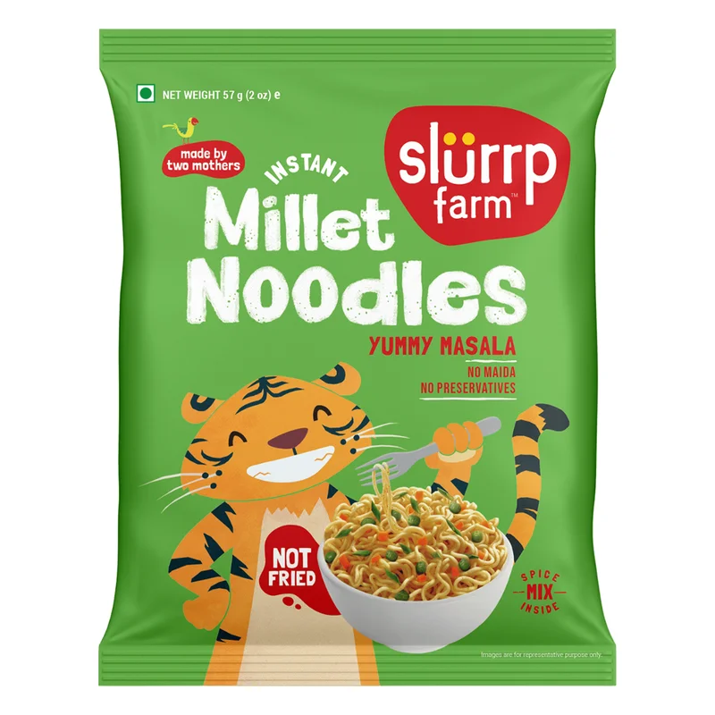 Slurrp Farm Instant Millet Noodles Yummy Masala
