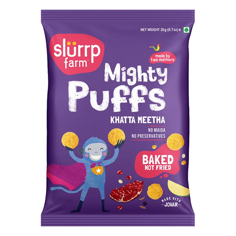 Slurrp Farm Mighty Puffs Khatta Meetha