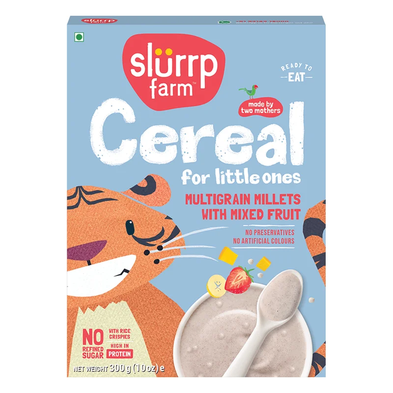 Slurrp Farm Mixed Fruit & Rice Crispies Cereal