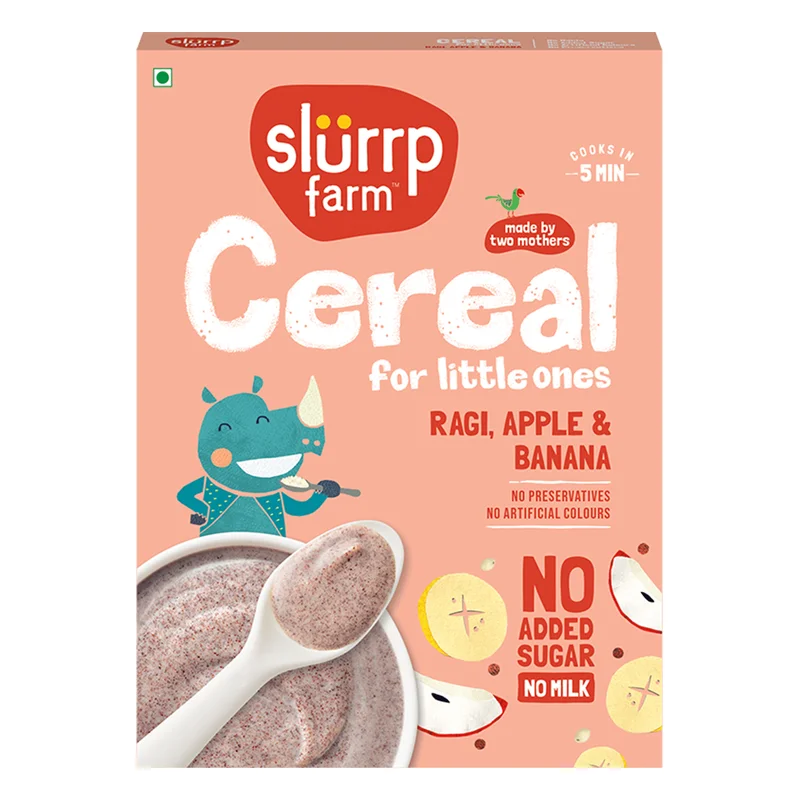 Slurrp Farm Ragi Apple & Banana Cereal