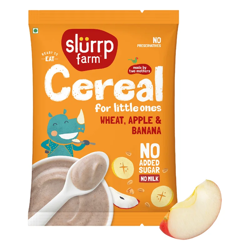 Slurrp Farm Wheat Apple & Banana Cereal