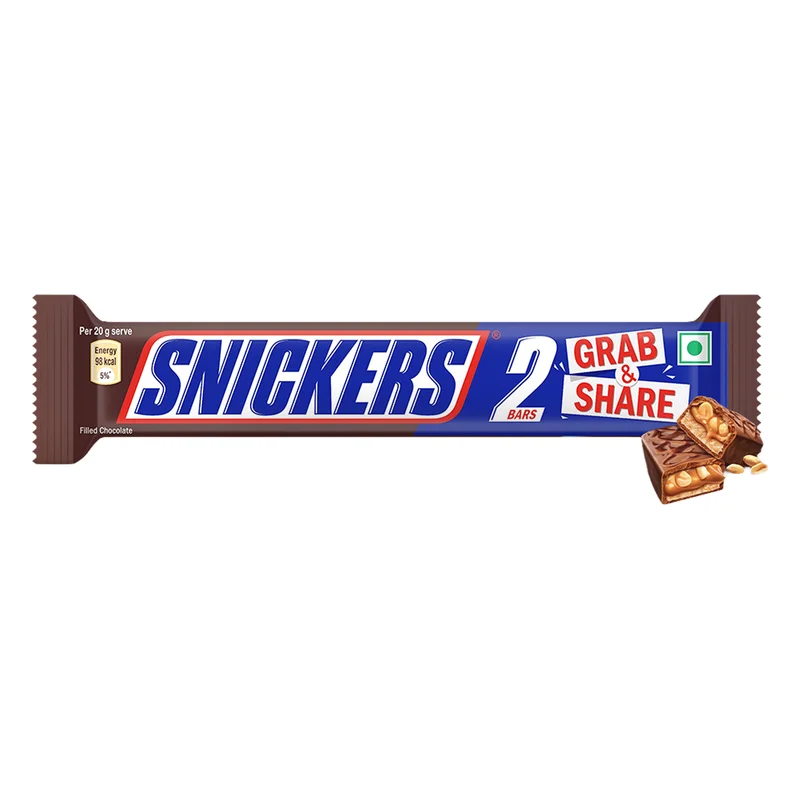 Snickers Duos Peanut Chocolate Bar