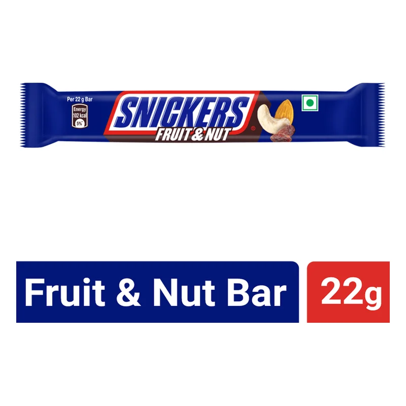 Snickers Fruit & Nut Chocolate Bar