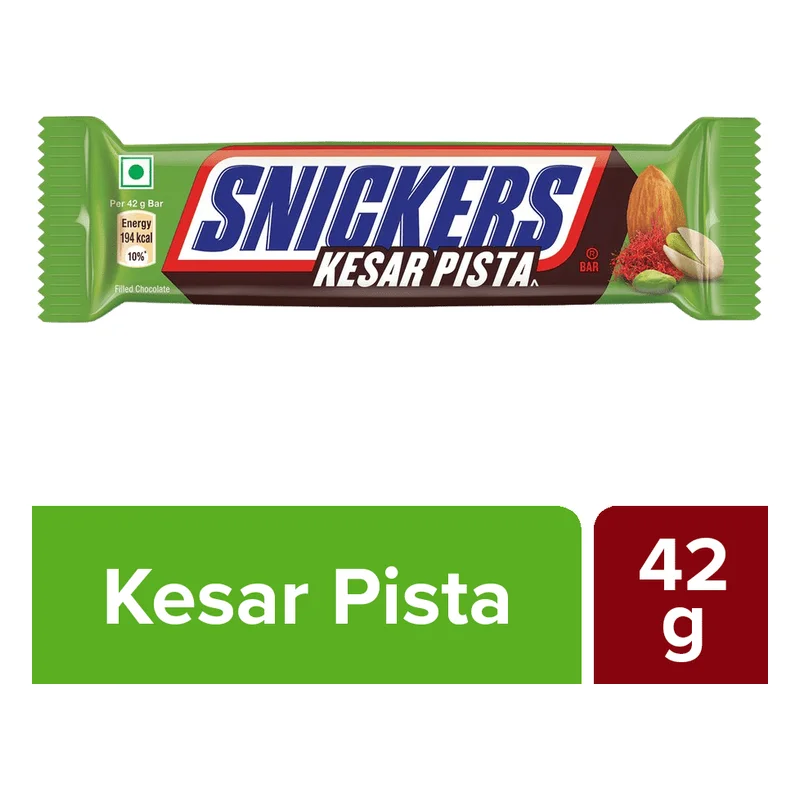 Snickers Kesar Pista Chocolate Bar