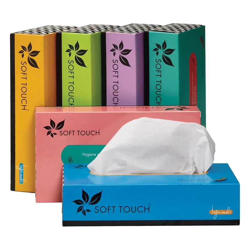 Soft Touch Facial Tissue - 2 Ply