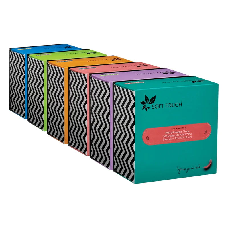 Soft Touch Pop-Up Napkin Tissues - 2 Ply