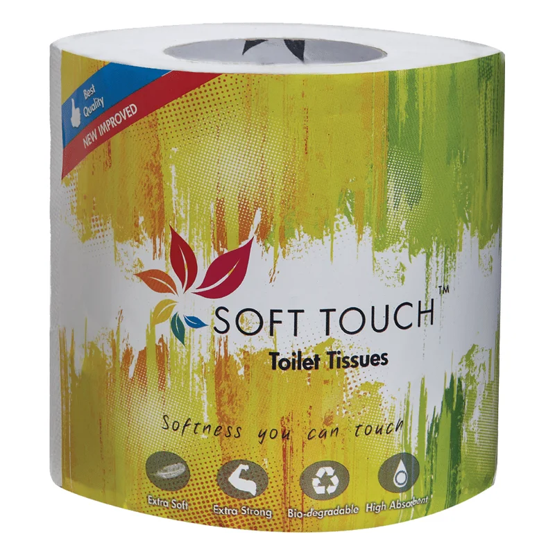 Soft Touch Toilet Tissue Roll - 2 Ply, 500 Pulls