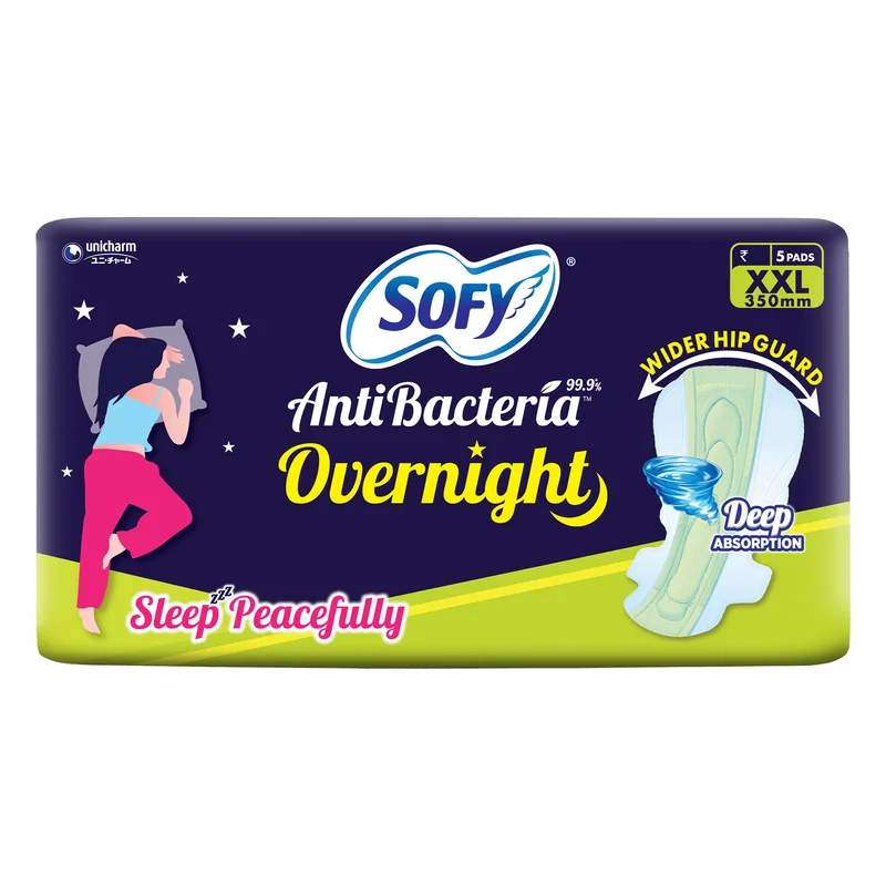 Sofy Anti-Bacteria Overnight Pads XXL