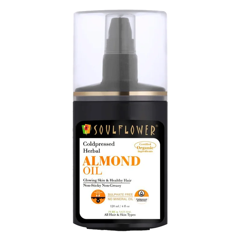 Soulflower Baby Massage Oil with Organic Almond