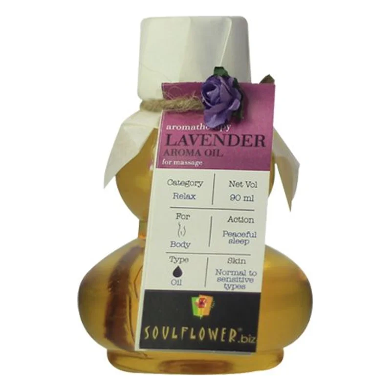 Soulflower Lavender Aroma Massage Oil