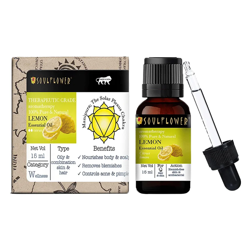 Soulflower Lemon Essential Oil