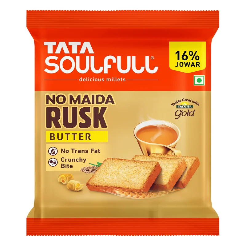 Soulfull No Maida Rusk - Butter