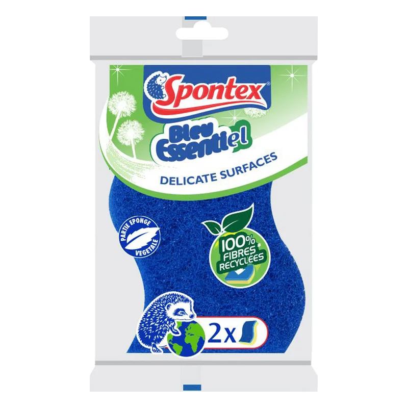 Spontex Bleu Essential Non-Scratch Sponge