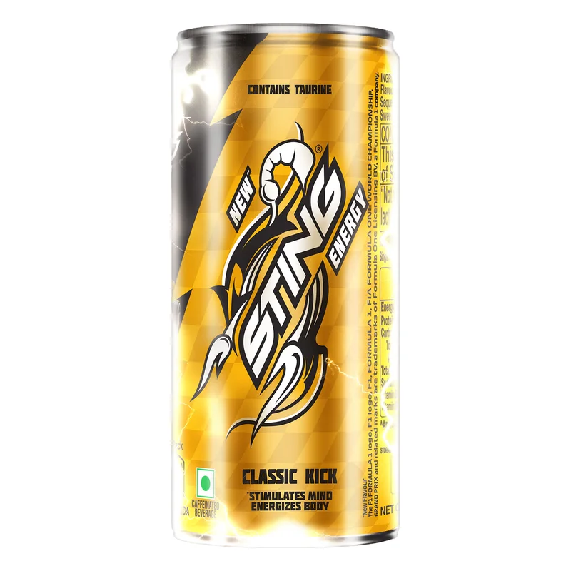 Sting Classic Kick Energy Drink Can