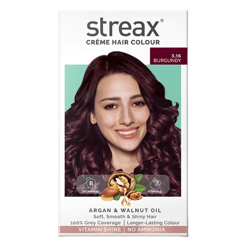 Streax Cream Hair Colour Burgundy