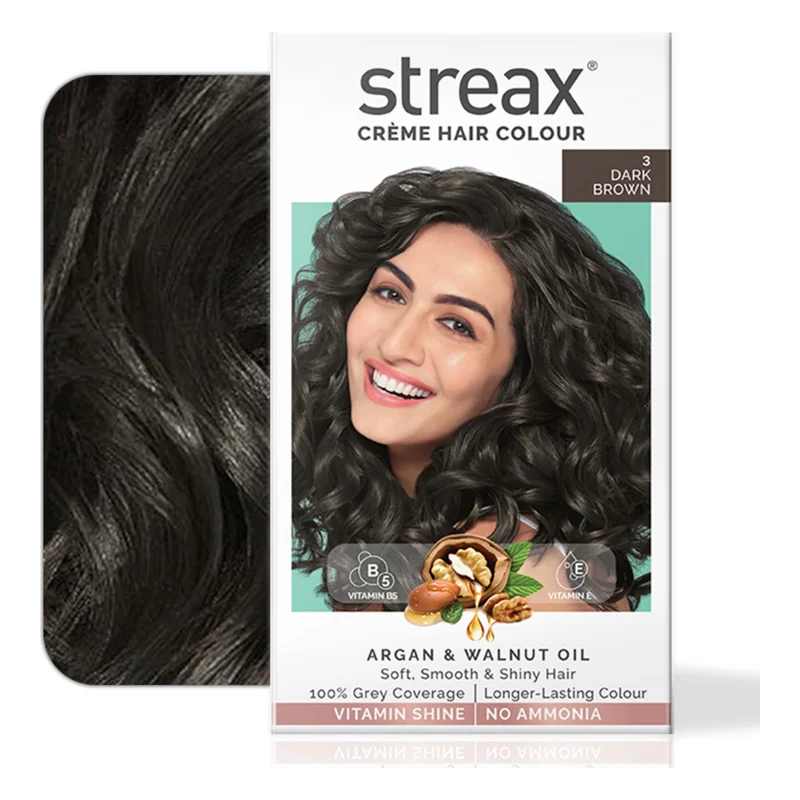 Streax Cream Hair Colour Dark Brown