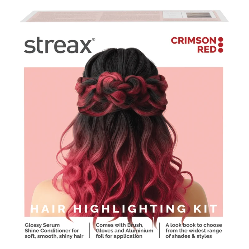 Streax Hair Highlighting Kit Crimson Red