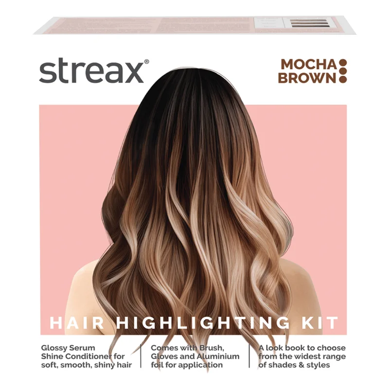 Streax Hair Highlighting Kit Mocha Brown