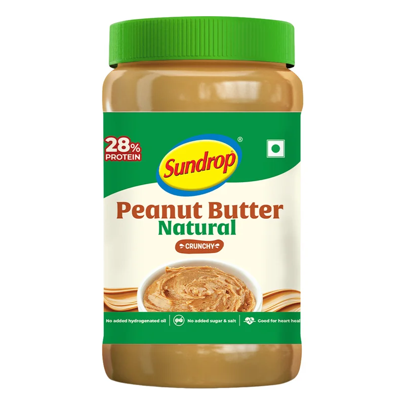 Sundrop All Natural Unsweetened Crunchy Peanut Butter