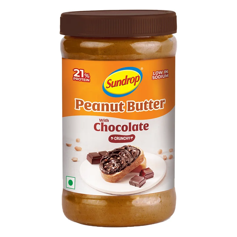 Sundrop Crunchy Peanut Butter With Chocolate