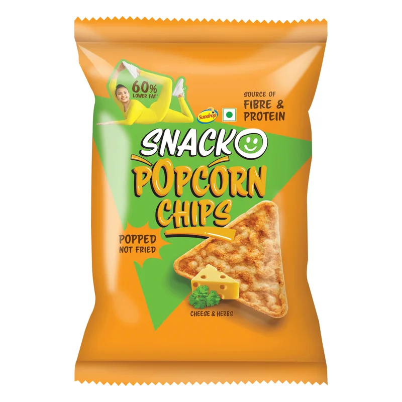 Sundrop Snacko Cheese & Herbs Popcorn Chips