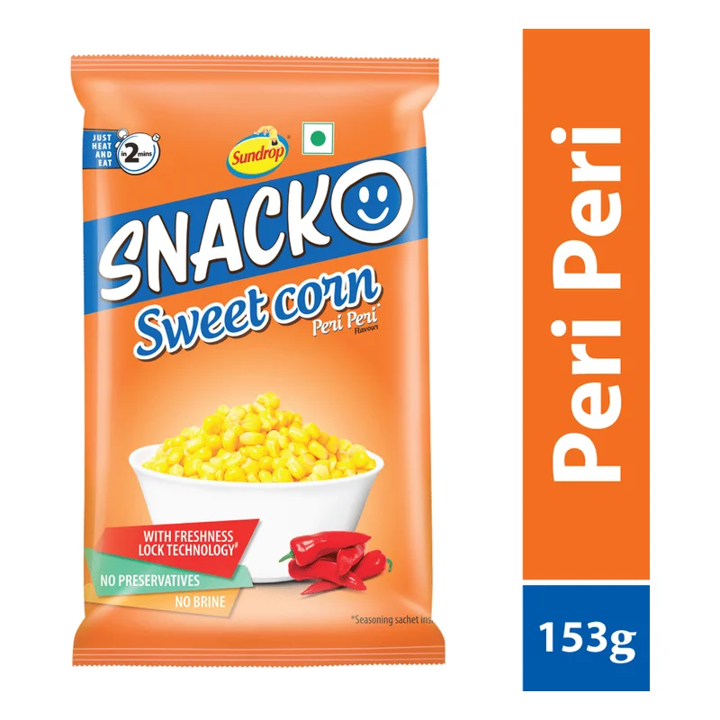 Sundrop Snacko Instant Sweet Corn Peri Peri