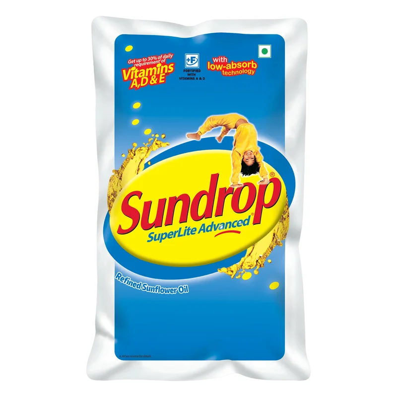 Sundrop Superlite Advanced Refined Sunflower Oil Pouch