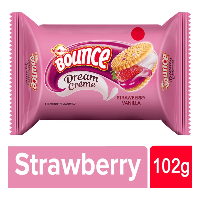 Sunfeast Bounce Dream Cream Strawberry Vanilla