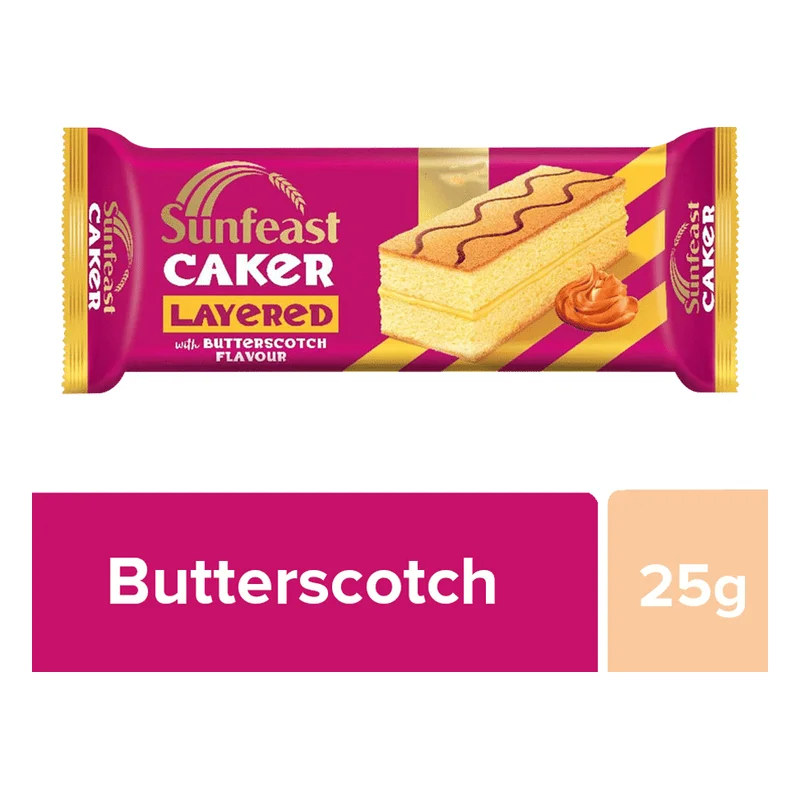 Sunfeast Caker Layered Cake Butterscotch
