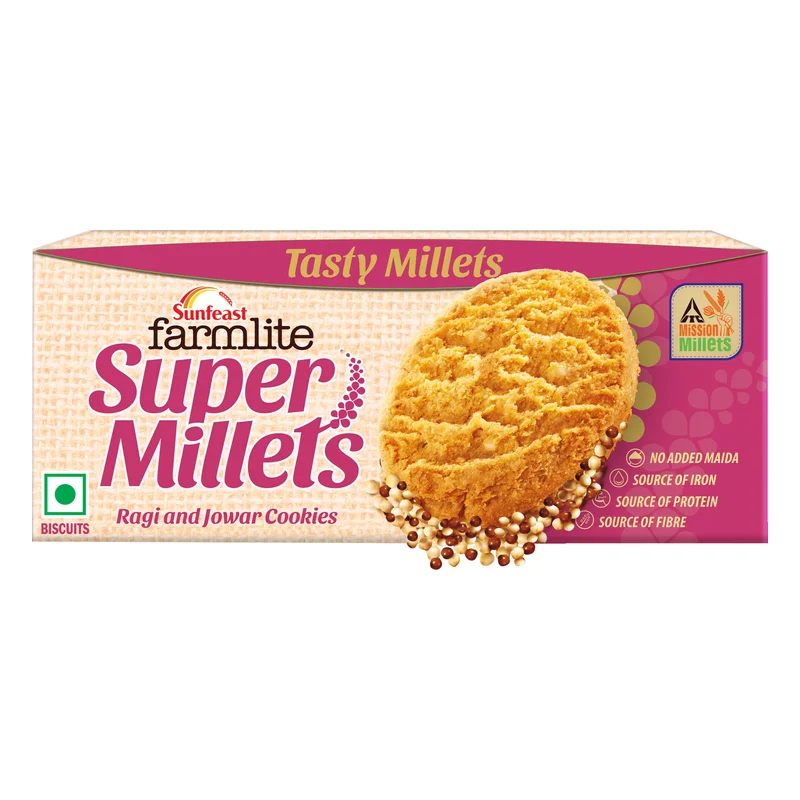 Sunfeast Farmlite Super Millets Ragi & Jowar Cookies