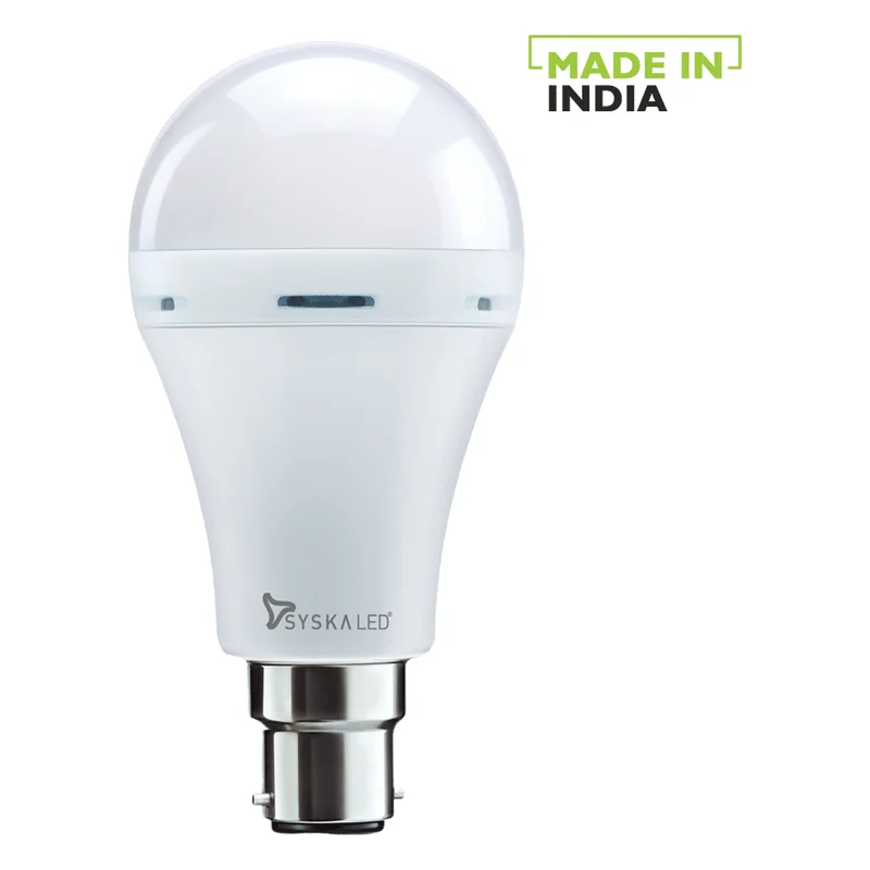 Syska Rechargeable Emergency Inverter LED Bulb 9W