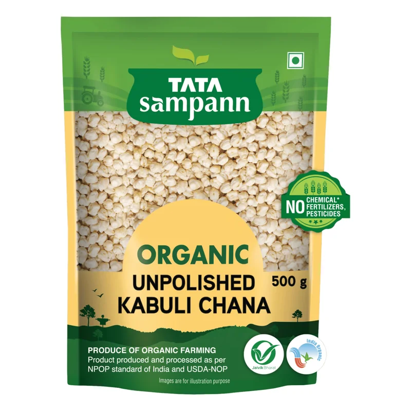 Tata Sampann Organic Unpolished Kabuli Chana