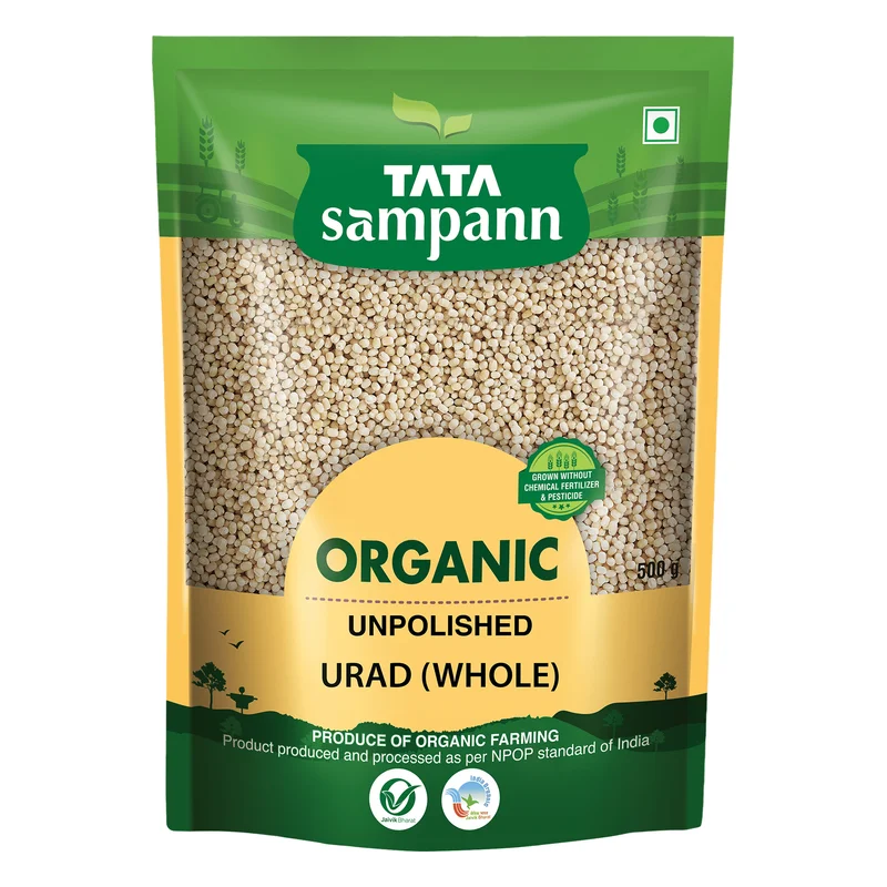 Tata Sampann Organic Unpolished Urad Whole