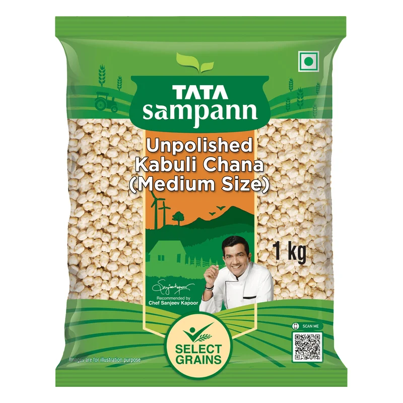Tata Sampann Unpolished Kabuli Chana Medium Size