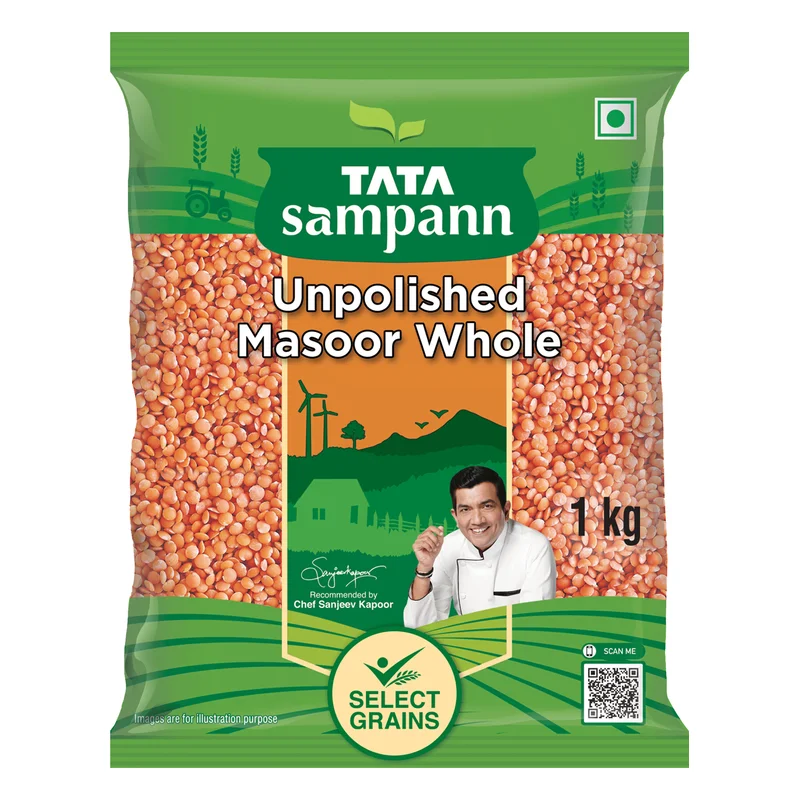 Tata Sampann Unpolished Masoor Whole