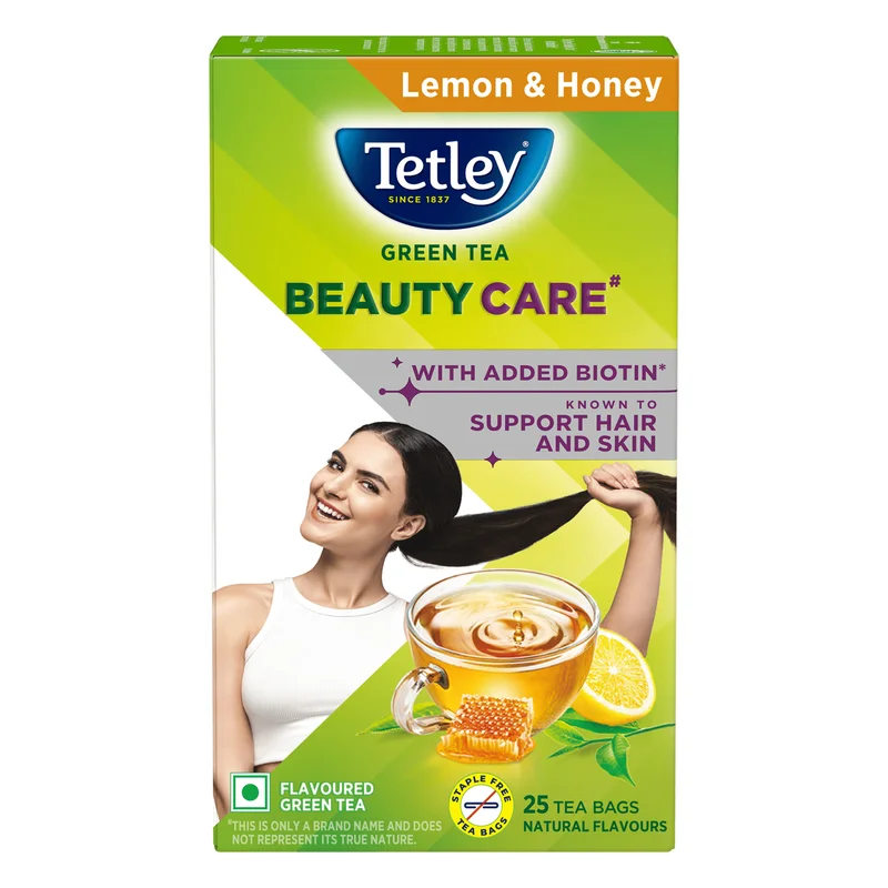 Tetley Beauty Care Lemon & Honey Green Tea Bags