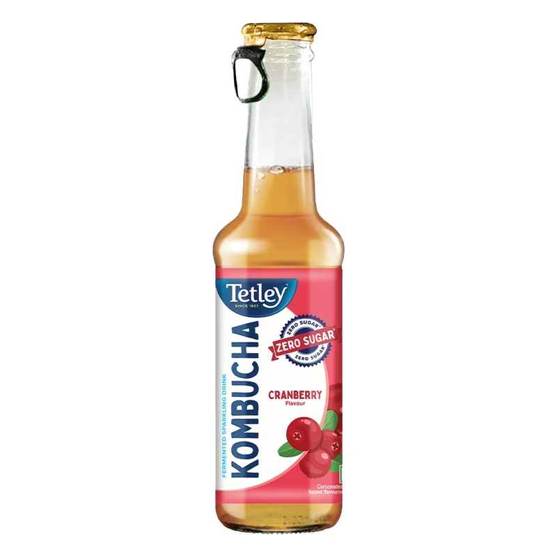 Tetley Cranberry Kombucha