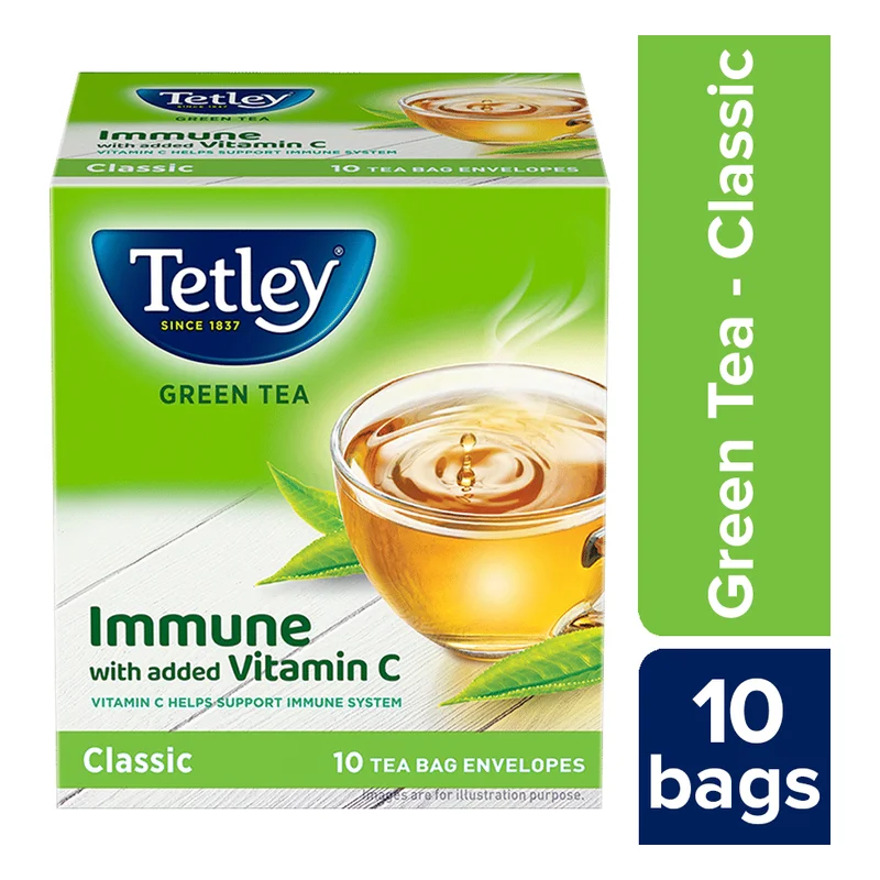 Tetley Immune Classic Green Tea Bags