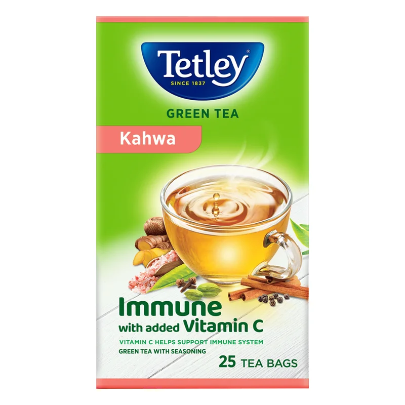 Tetley Immune Kahwa Green Tea Bags