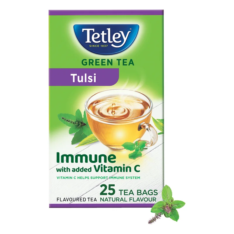 Tetley Immune Tulsi Green Tea Bags