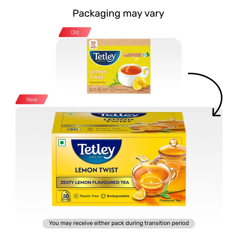 Tetley Lemon Twist Tea Bags