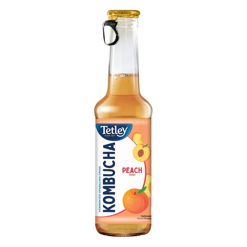 Tetley Peach Kombucha