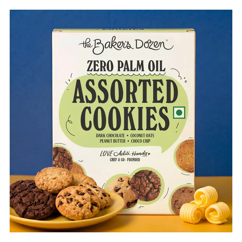 The Baker's Dozen Assorted Cookies - Choco Chip, Dark Chocolate, Peanut Butter