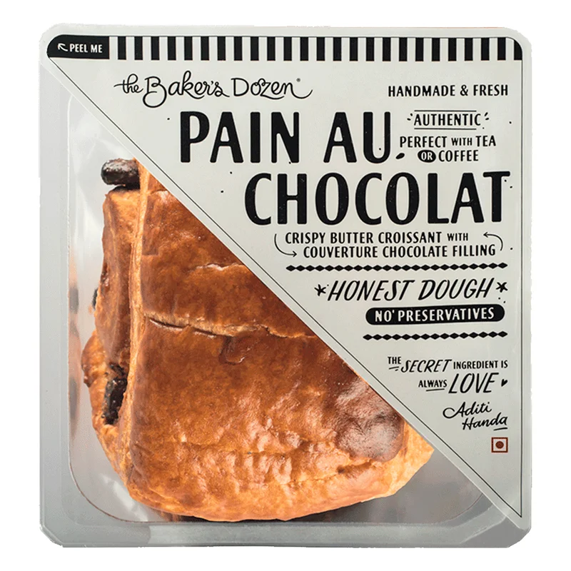 The Baker's Dozen Chocolate Croissant - Pain Au Chocolat