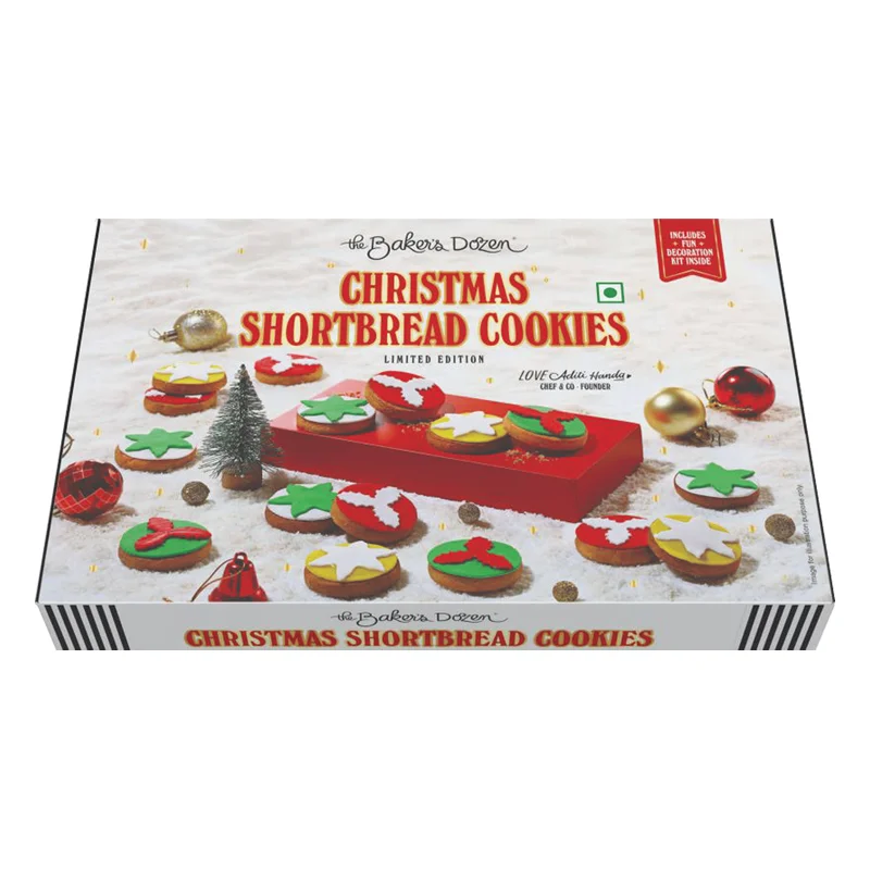 The Baker's Dozen Christmas Shortbread Cookies