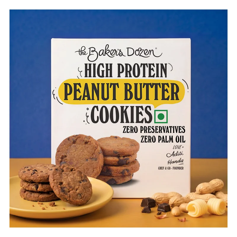 The Baker's Dozen High Protein Peanut Butter Cookies