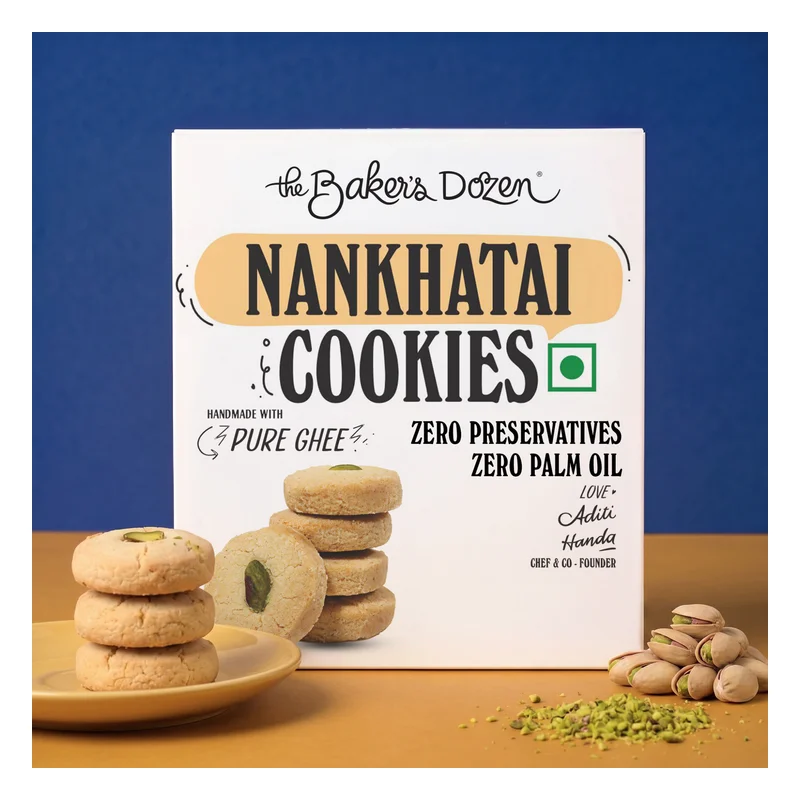 The Baker's Dozen Nankhatai Cookies